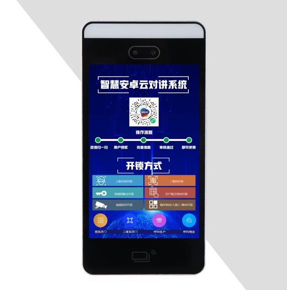 林想8寸可視對講單元門口機(jī)